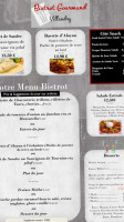 Le Bistrot Gourmand menu