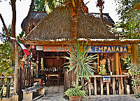 La Empanada outside