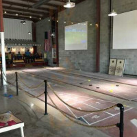 The Erie Social Shuffleboard Club And inside