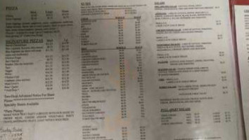 Giacomo's Pizza Post menu