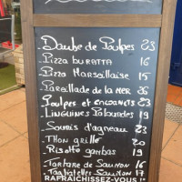 Pizza Borelly menu