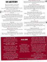 Center Street Grille menu