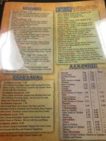 Agave's menu