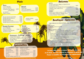 O'ti Kreol menu