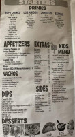 Los Amigos menu