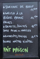 Le Bistro Du Coin menu