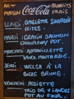 Le Bistro Du Coin menu