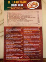 Tlaquepaque menu