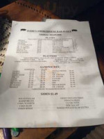 Todd's Smokehouse menu