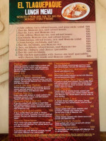 Tlaquepaque menu