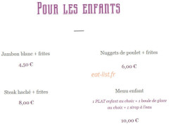 L Oustaou menu