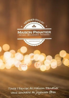 Maison Panatier menu