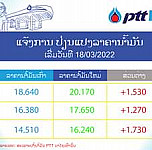 Ptt Naxay ປໍ້ານໍ້າມັນ ປຕທ ນາໄຊ ກິ່ງນະກອນ menu