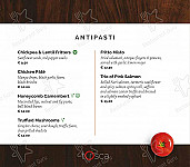 Tosca menu