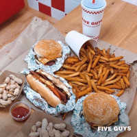 Five Guys Burgers Fries food