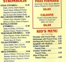 Joe Pops menu