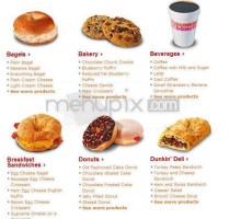 Dunkin' menu