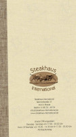 Steakhaus menu