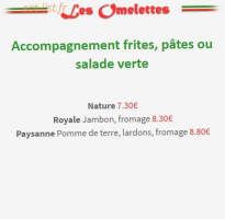 La Pizzeria des Remparts menu