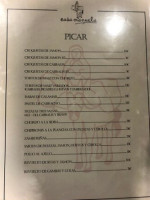 Sidreria Casa Zmoly menu