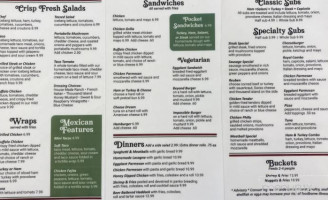 Roma Gardens menu