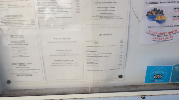 Napoli menu