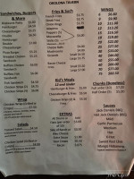 Okolona Tavern menu