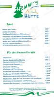 Hemmi's Schlemmerhütte menu