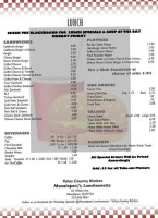 Brooklyn Square Pizza menu