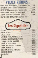 Les Aviateurs menu