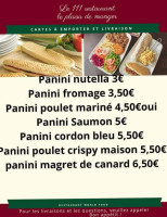 Le P'tit Bistro menu