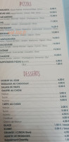 Casa Castano menu