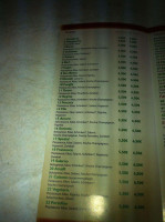 Pizzeria Ristorante Cara Mia menu