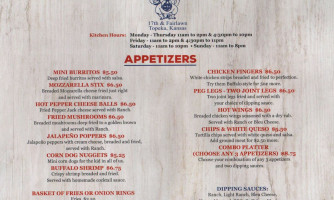 Dugout menu