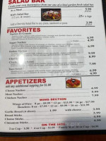 Kens Pizza menu