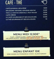 Le Quarante Sous menu