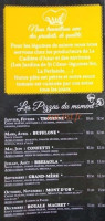 La Boîte à Pizzas menu