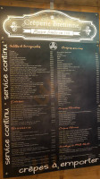 La petite Creperie menu