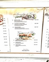 Ristorante Pizzeria Pavarotti menu