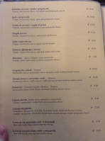 Osteria Del Sole menu