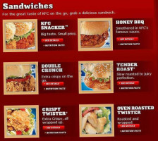 Kfc Kentucky Fried Chicken menu