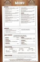 Ponderosa Saloon menu