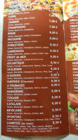 Pizzeria Spontino menu