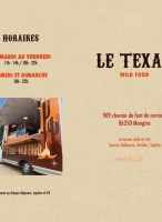 Le Texan Wild Food menu