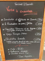 Le Petit Prince menu