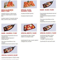 Yama Sushi menu