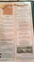 Chesley's menu