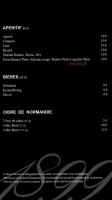 Le 1899 menu