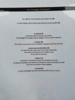 Chez Moi menu