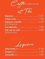 Chez Peppone menu